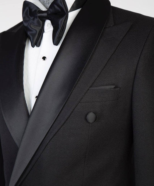 Shawl Design Satin Lapel Black Tuxedo