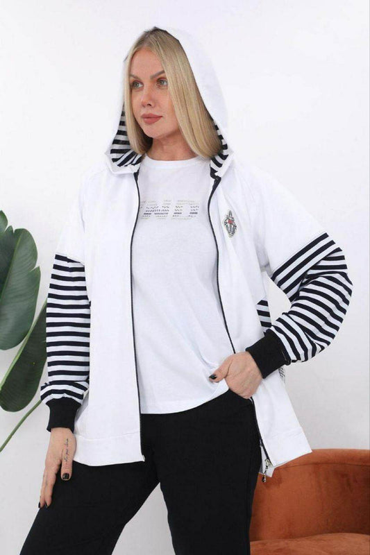 Women's 3-Piece- Plus Size- Tracksuit Set - SevendayShopping