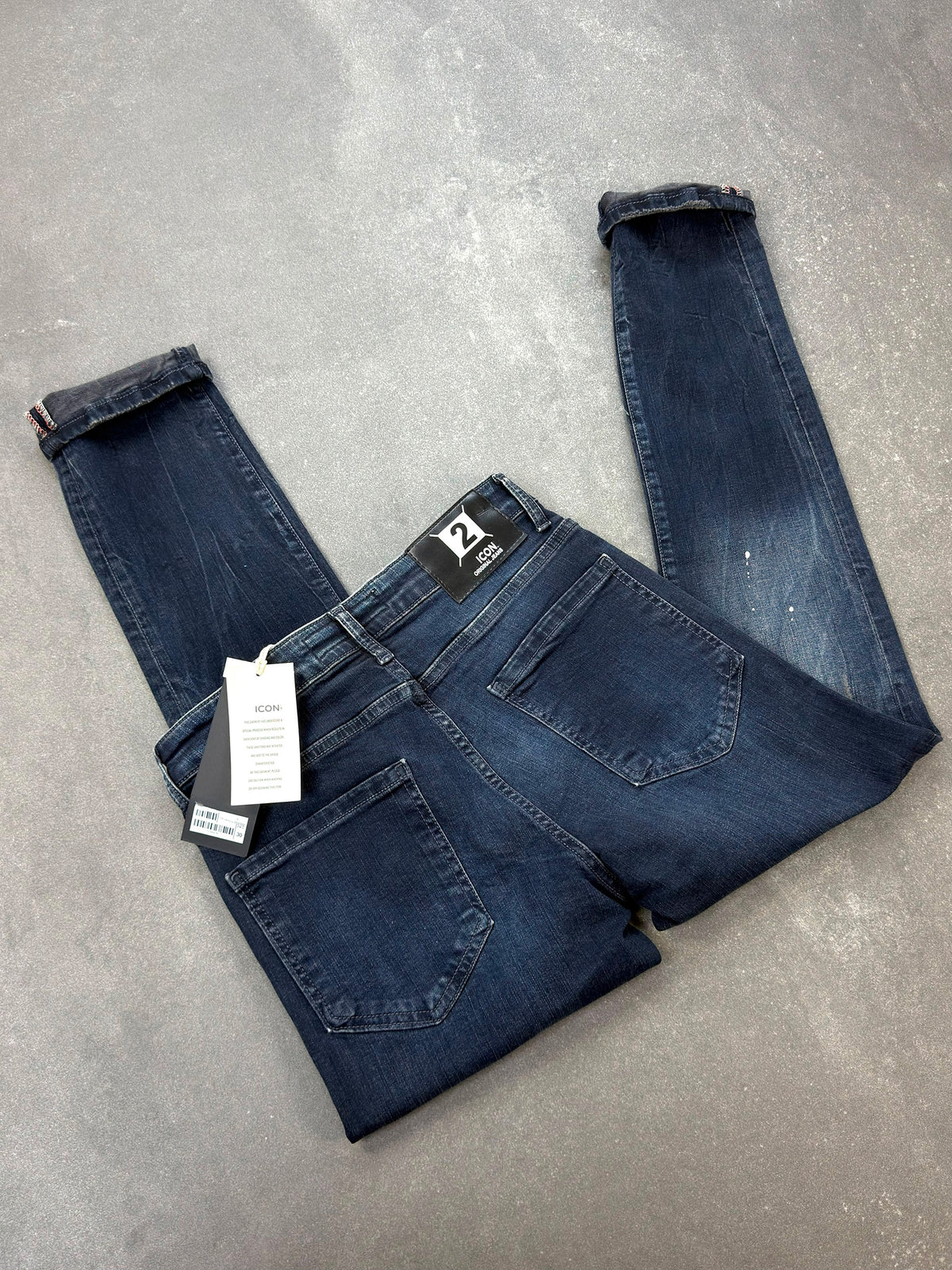 Men's Slim Fit Stretch Denim Jeans – Navy Blue