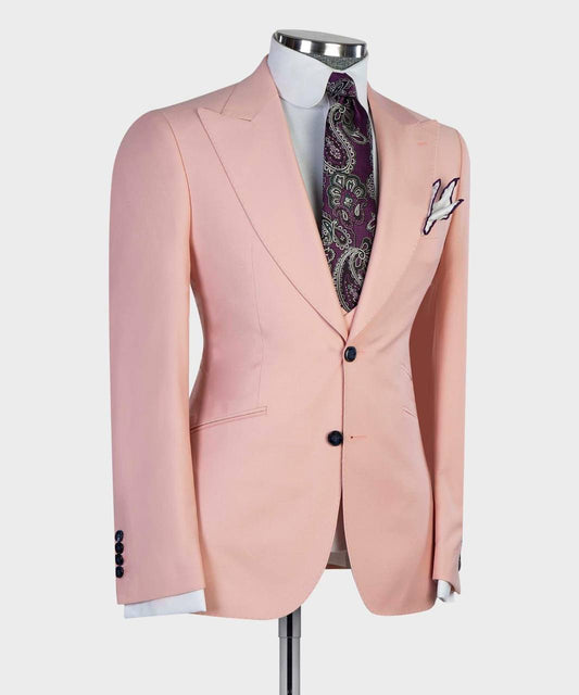 Men's 3 Piece, Pink Suit