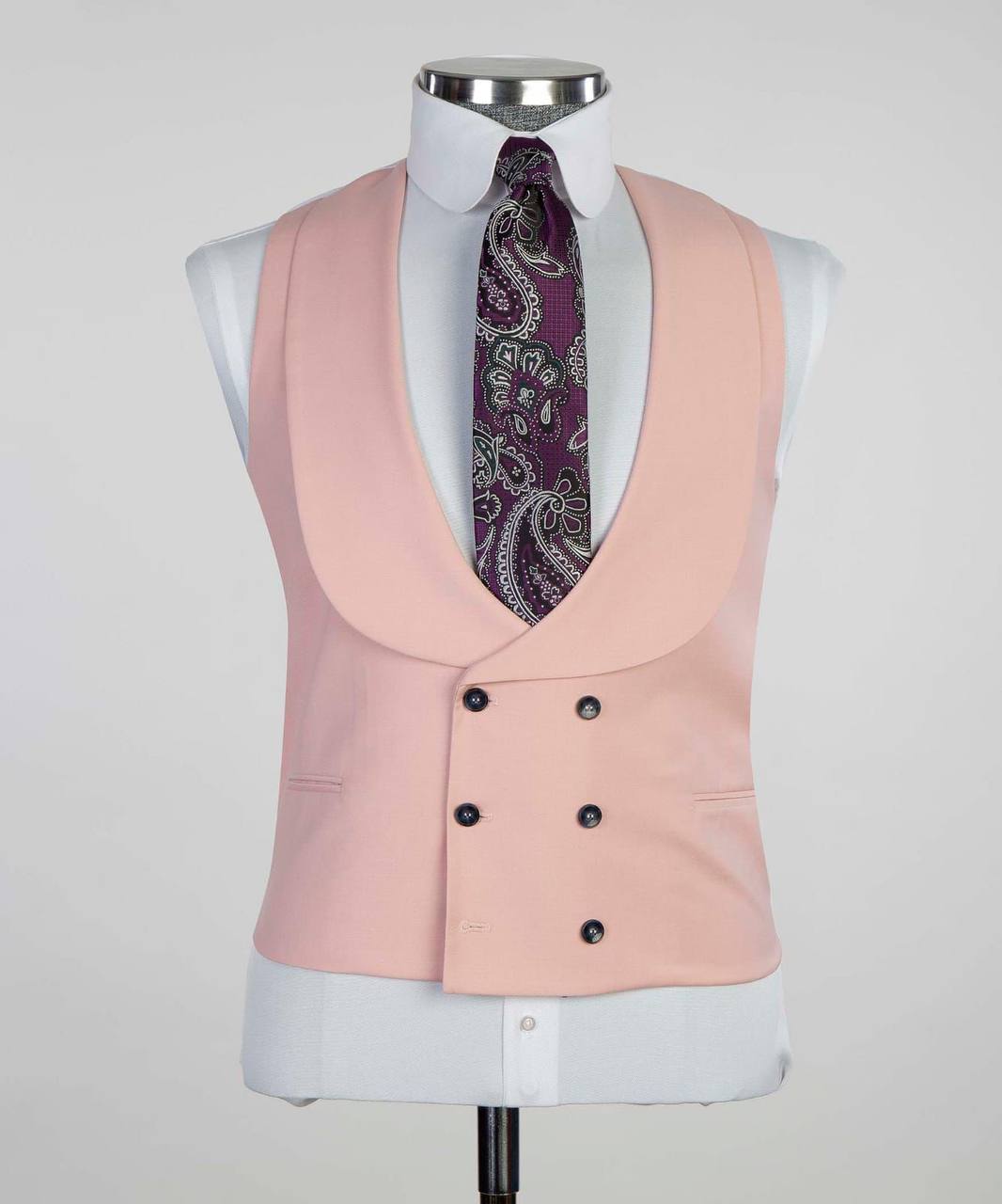 Men's 3 Piece, Pink Suit