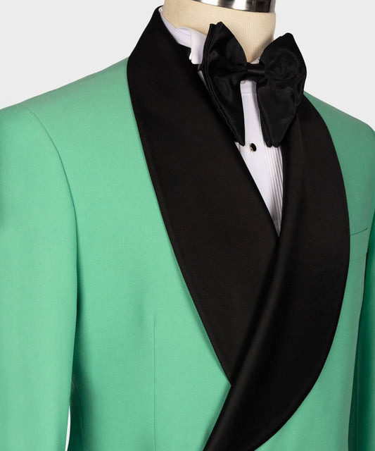 Men's Suit -2 Piece Double Breasted -Green