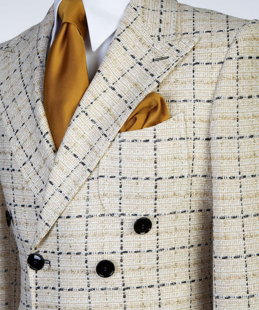 double breasted over coat for men