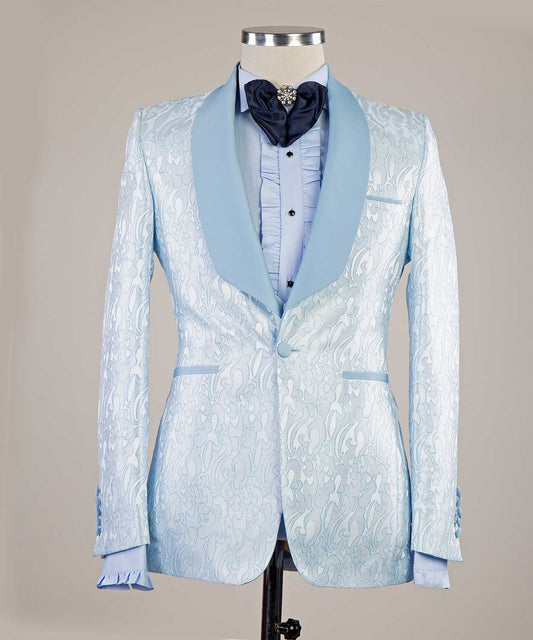 Men's 3 Piece Tuxedo, Suit, Blue