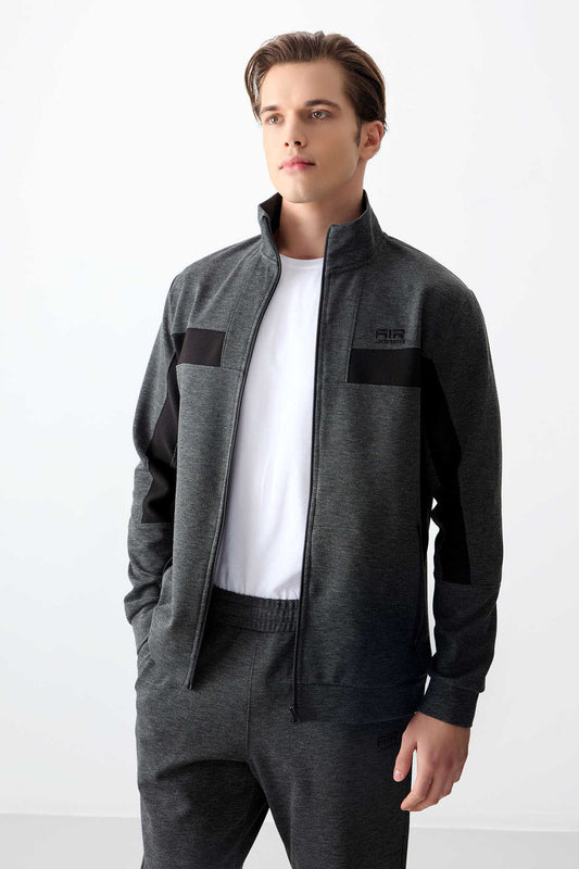 Men's-Tracksuit Set-Anthracite