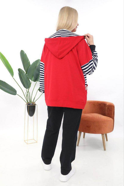 Women's 3-Piece- Plus Size- Tracksuit Set - SevendayShopping