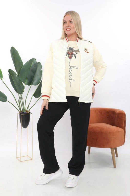 Women's 3-Piece Plus Size Tracksuit Set - SevendayShopping