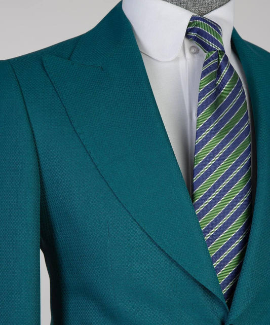 Men's 3 Piece Classic Green Suit