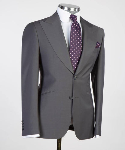Men's 3 Piece Classic Grey Suit