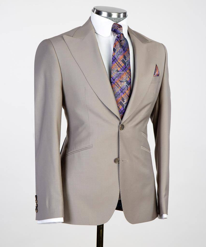 Men's 3 Piece Classic Grey Suit
