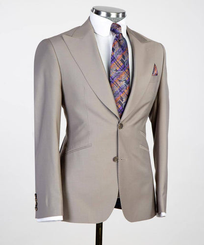 Men's 3 Piece Classic Grey Suit