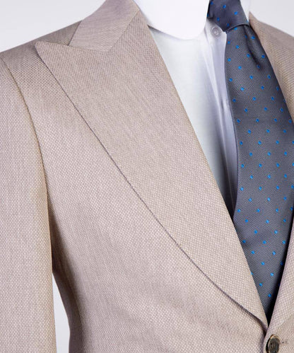 Men's 3 Piece Classic Cream/Beige Suit