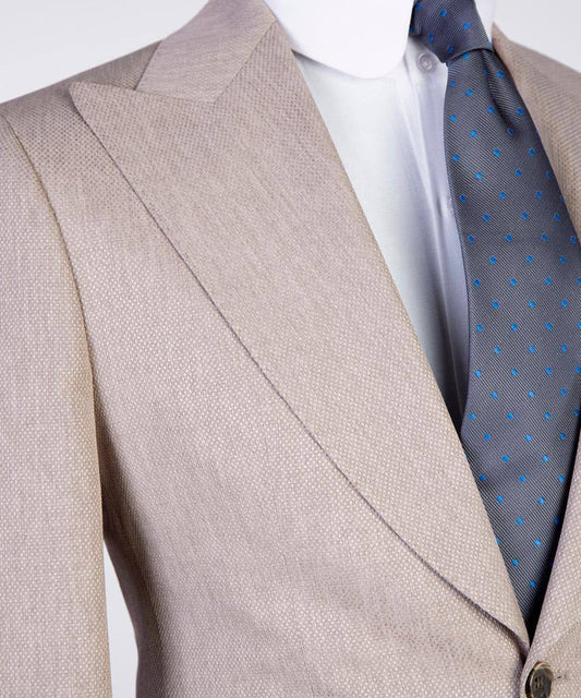 Men's 3 Piece Classic Cream/Beige Suit