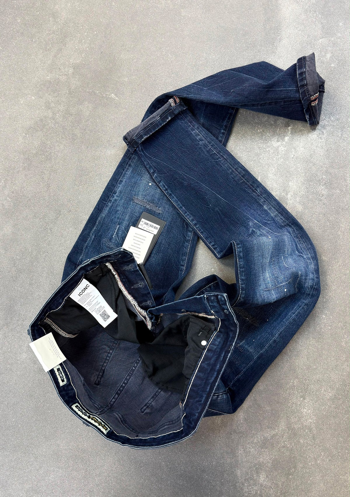 Men's Slim Fit Stretch Denim Jeans – Navy Blue
