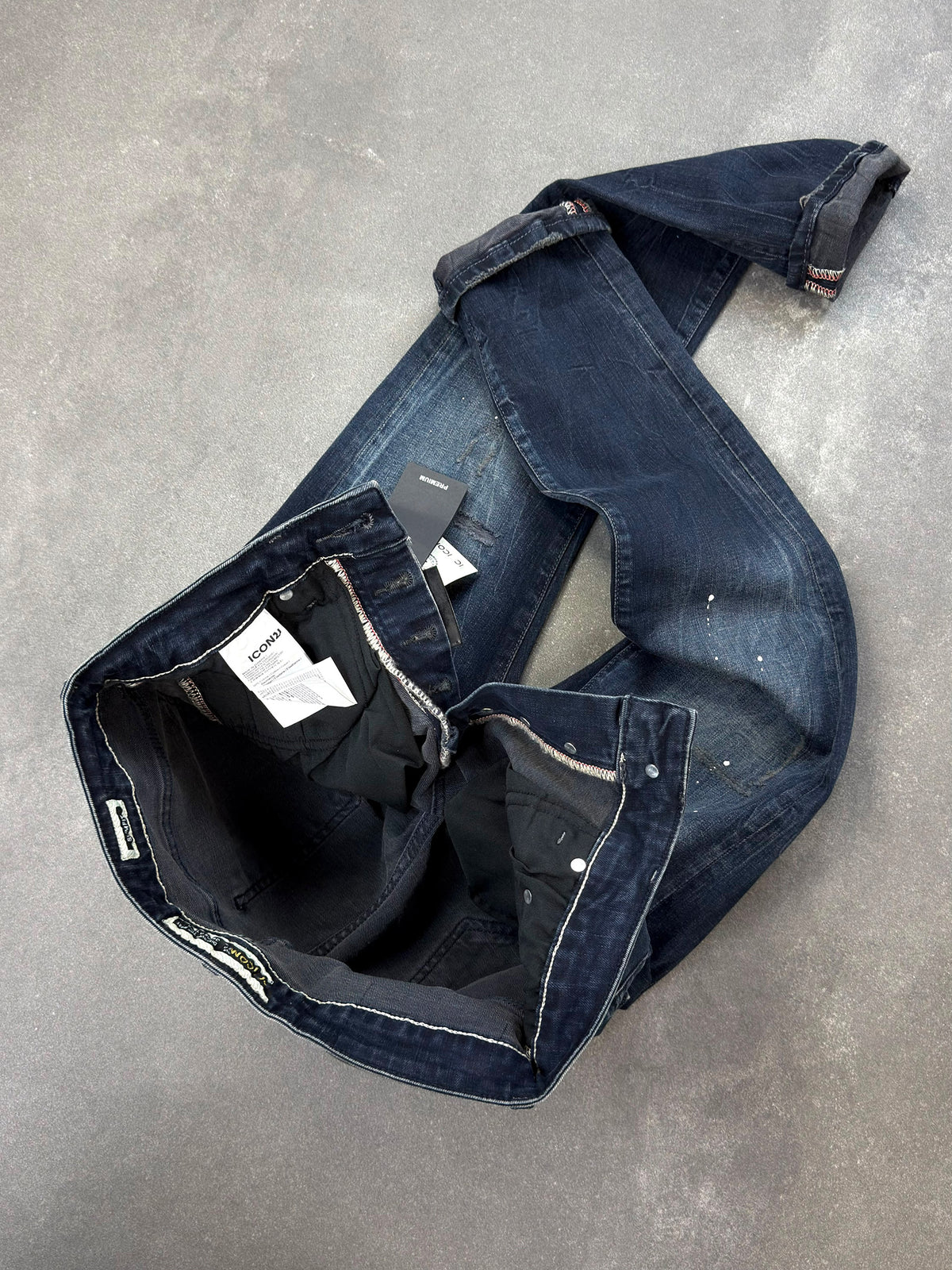 Men's Slim Fit Stretch Denim Jeans – Navy Blue