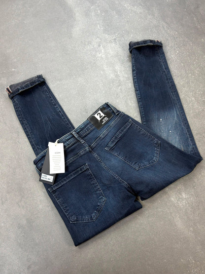 Men's Slim Fit Stretch Denim Jeans – Navy Blue