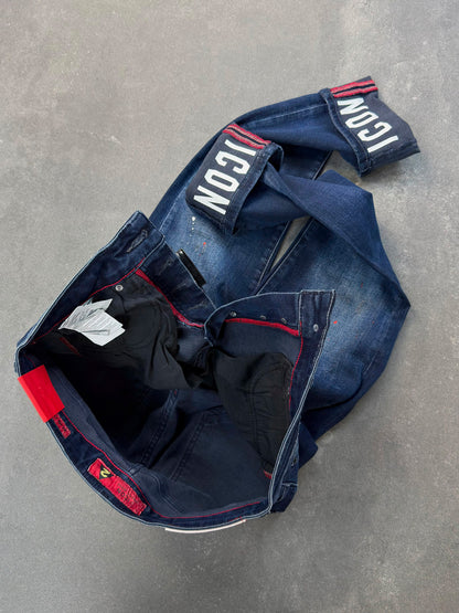 Men's Slim Fit Stretch Denim Jeans – Navy Blue