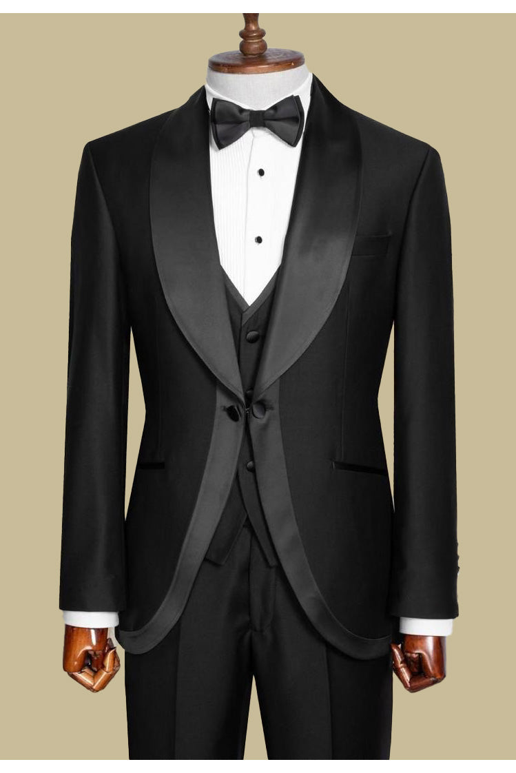 Men’s Black Slim Fit Tuxedo