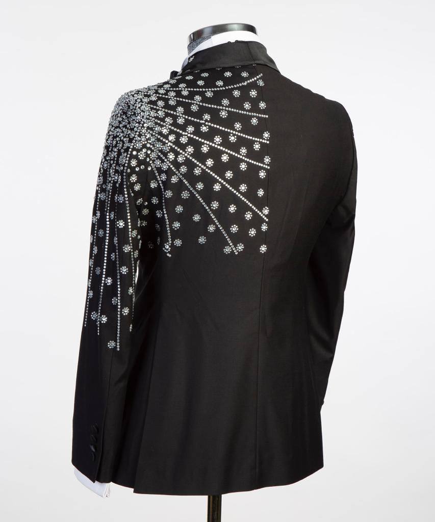 Men's Tuxedo,Two Piece Black Shoulder Pattern