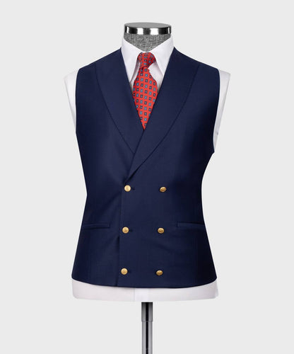 Men's Suit Set, %100 Wool, Navy