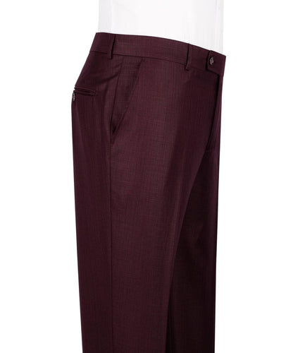 Classic 3-Piece Burgundy Suit Set for Men
