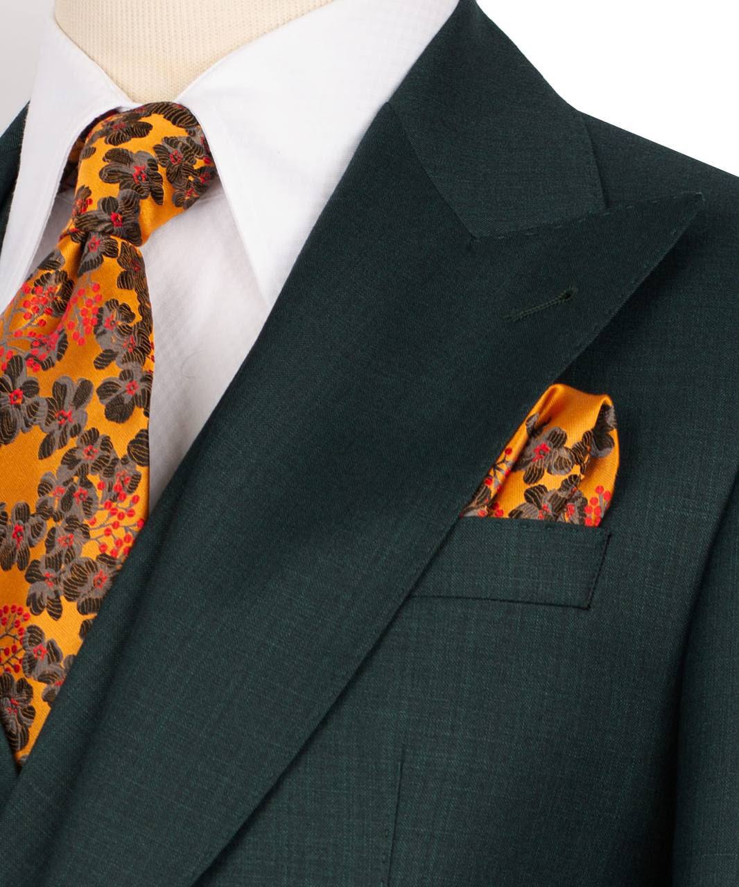Classic 3-Piece Green Suit Set for Men