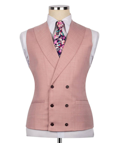 Classic 3-Piece Pink Suit Set for Men