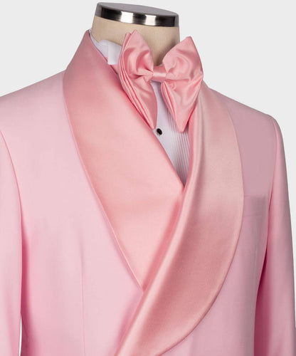 Men's Suit -2 Piece Double Breasted -Pink