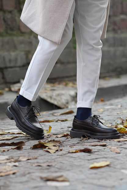 Brown Leather Shoes for Men