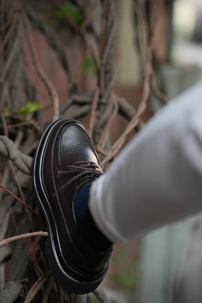 Brown Leather Shoes for Men