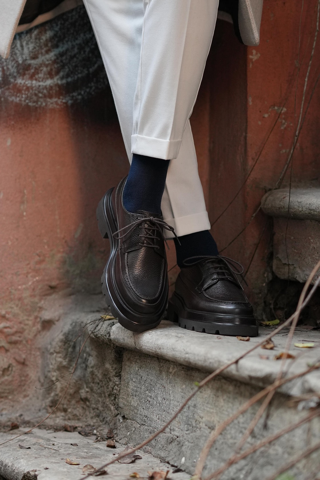 Brown Leather Shoes for Men