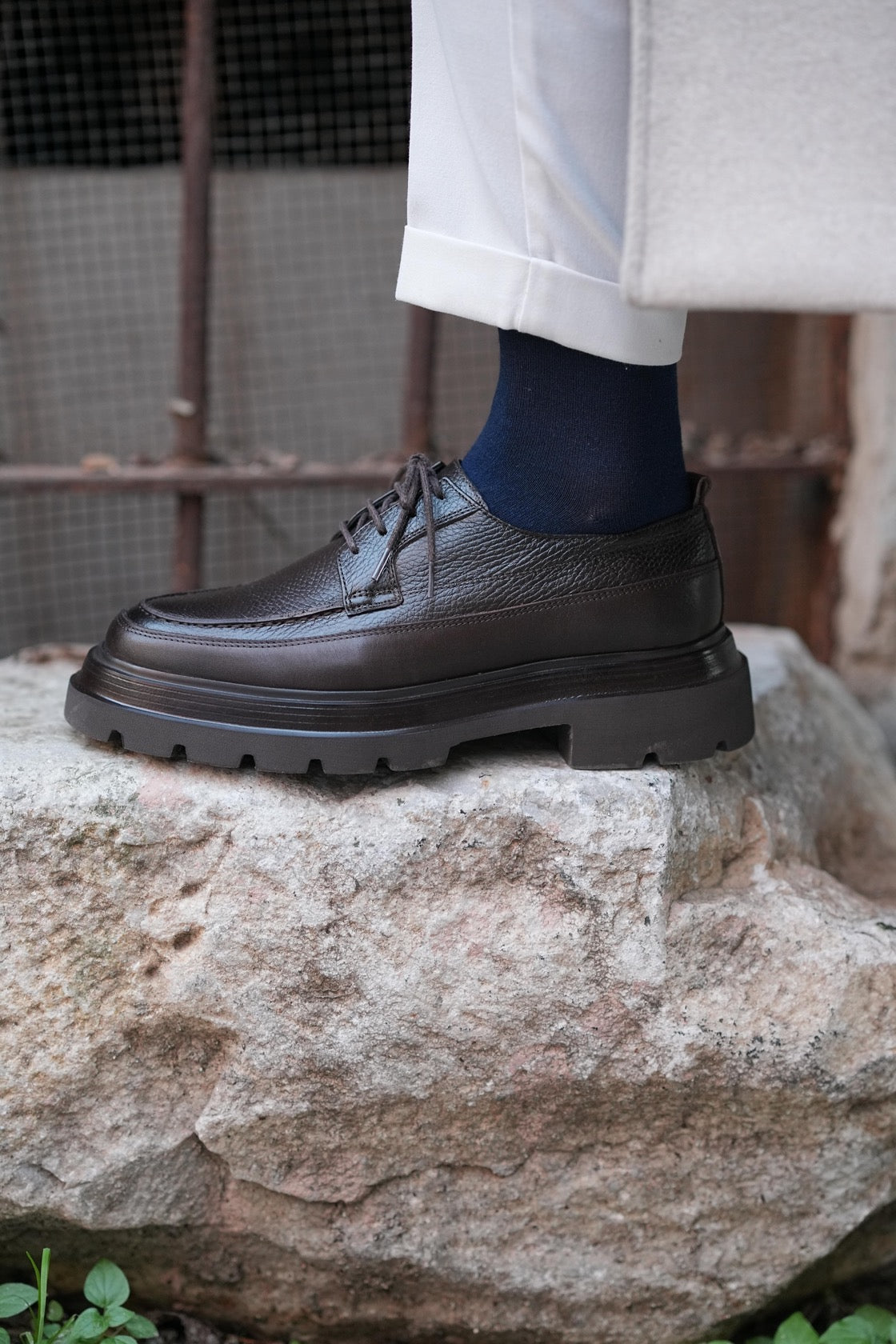 Brown Leather Shoes for Men