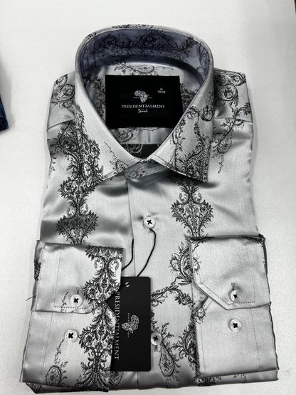 Men’s Patterned Dress Shirt