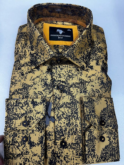 Men’s Patterned Dress Shirt