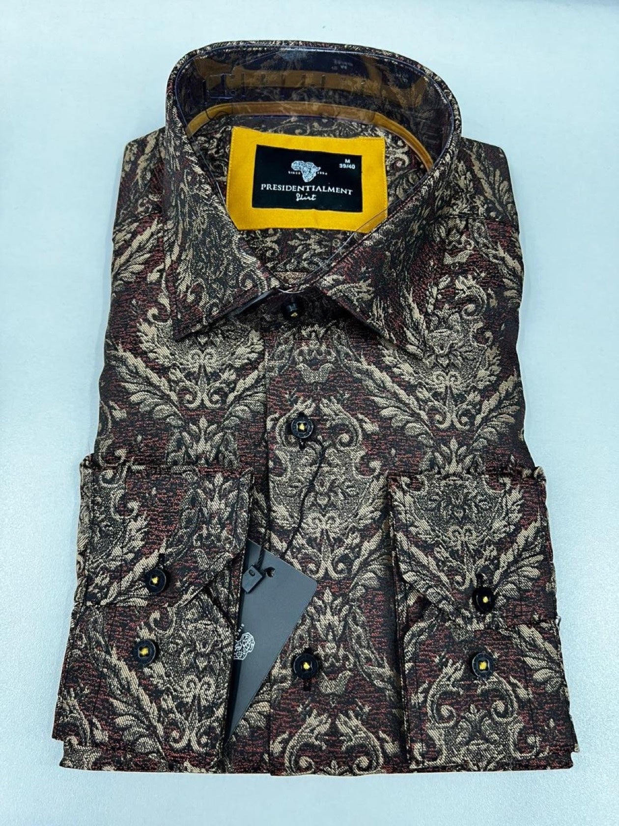 Men’s Patterned Dress Shirt