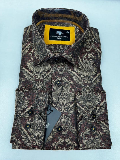 Men’s Patterned Dress Shirt