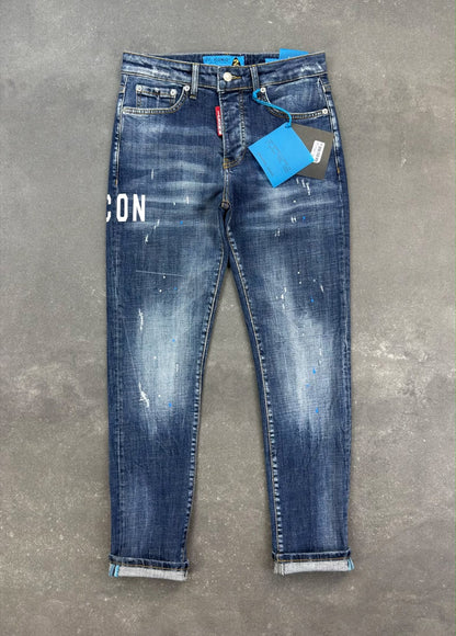 slim-fit jeans for men-faded-washed-blue 