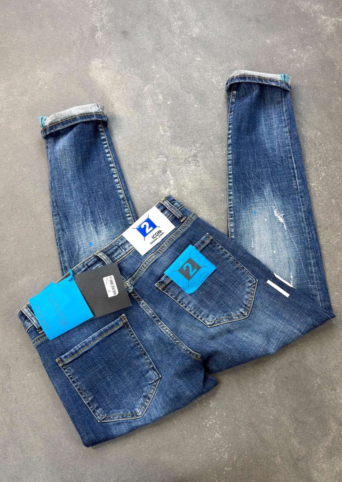 Men's Slim Fit Stretch Denim Jeans – Blue
