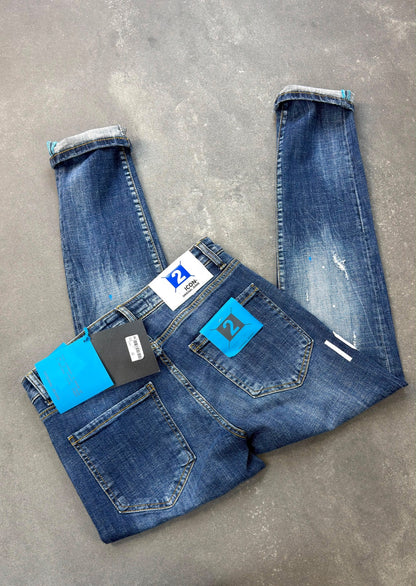 Men's Slim Fit Stretch Denim Jeans – Blue