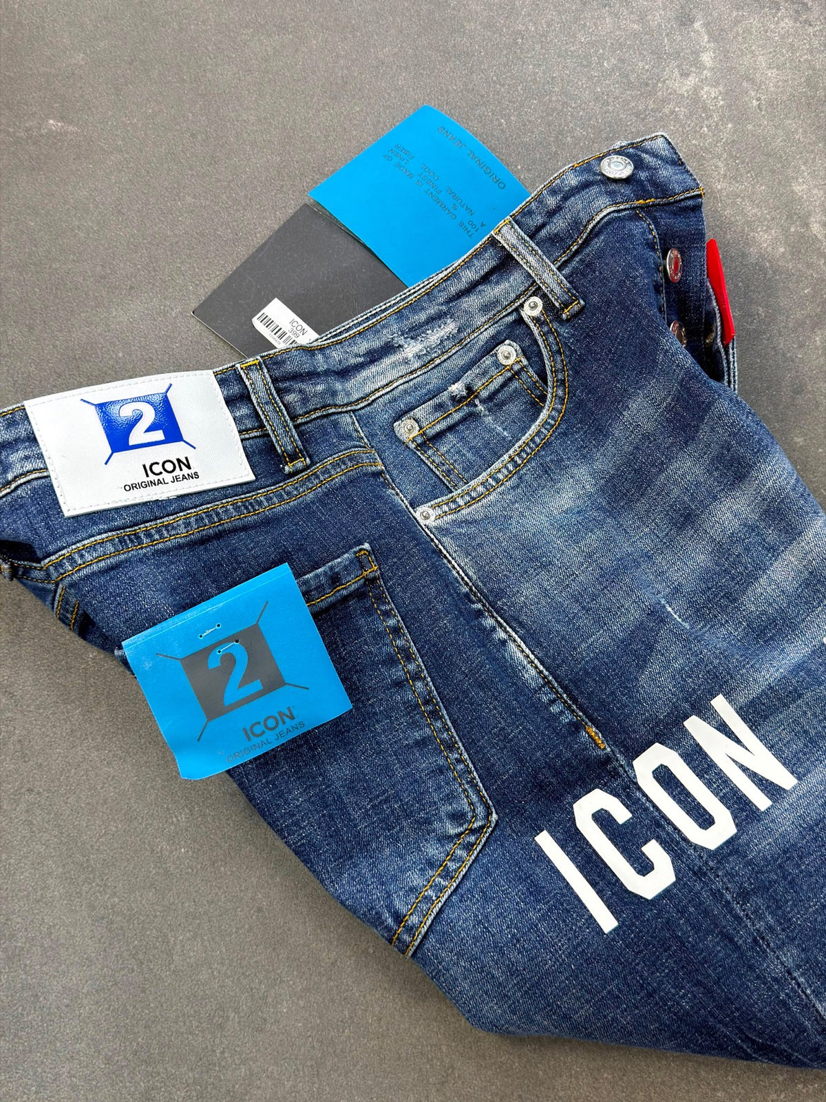 Men's Slim Fit Stretch Denim Jeans – Blue