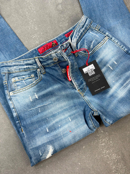 Men's Slim Fit Stretch Denim Jeans – Blue