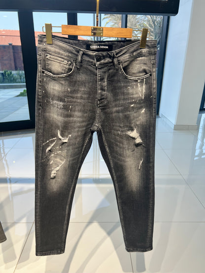 Men's Jeans Grey/Black