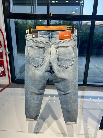 Men's Jeans Light Blue Ripped Design