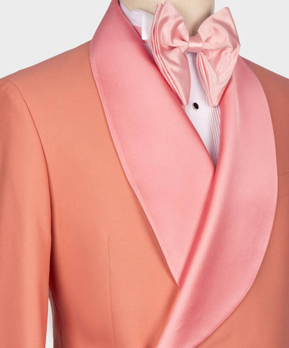 Men's Suit -2 Piece Double Breasted -Pink