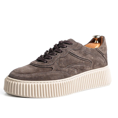 Light Brown Suede Sneakers for Men