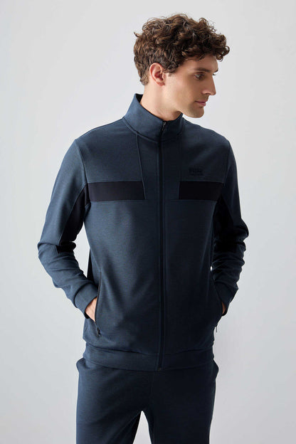 Men's-Tracksuit Set-Blue