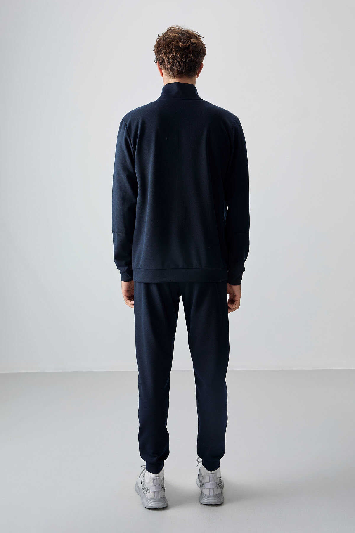 Men's-Tracksuit Set-Navy