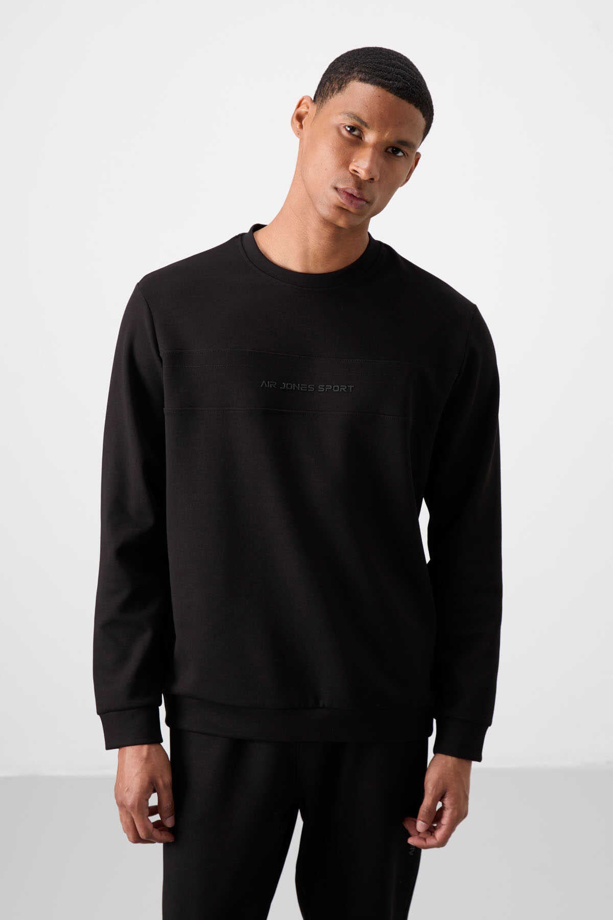 Men's Black Soft Fit Tracksuit Set