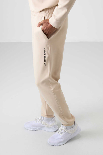 Men's Beige Soft Fit Tracksuit Set