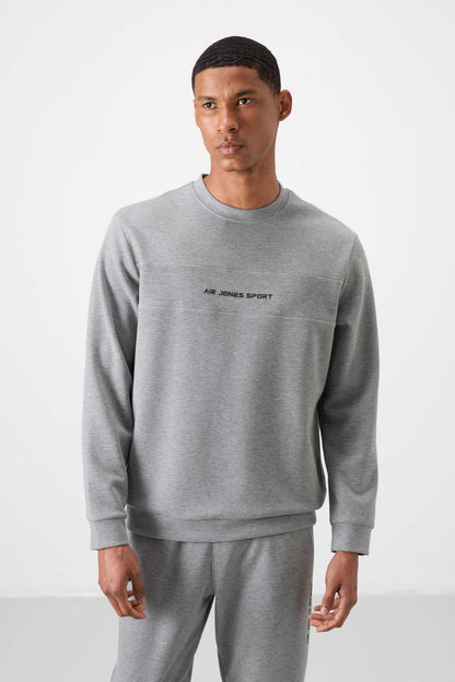 Men's Grey Soft Fit Tracksuit Set